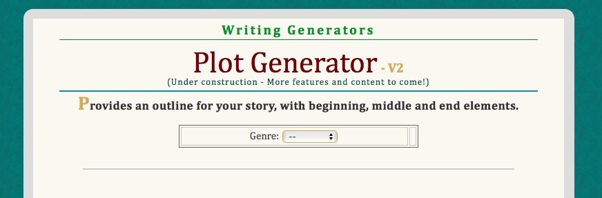ran gen story generator